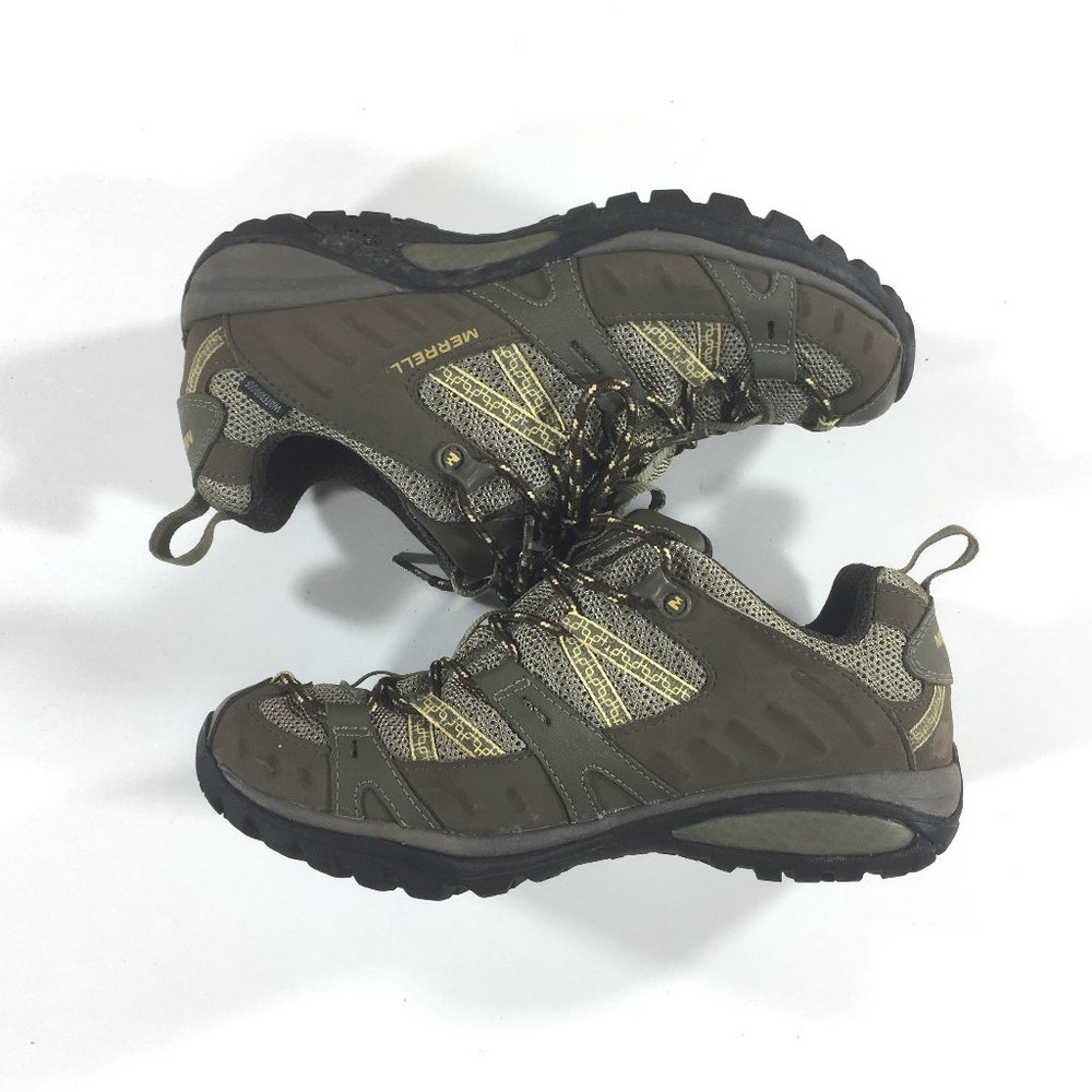 Merrell Siren Sport 2 Waterproof Hiking Shoes Womens Size 7.5 Brindle Brown Gray - Picture 3 of 10